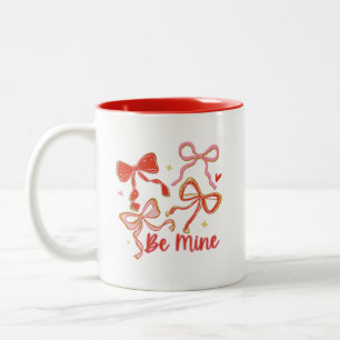 Bicolor Taza personalizada de San Valentín linda - regalo