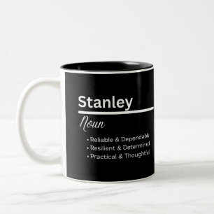 Bicolor Taza Personalizada Definición del Nombre de Niño S