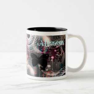 Bicolor Taza personalizada del bohemio 2