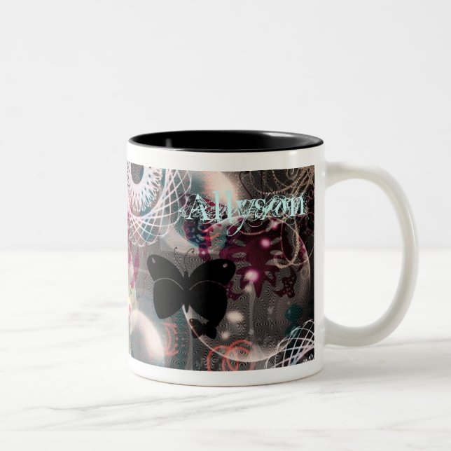 Bicolor Taza personalizada del bohemio 2 (Derecha)