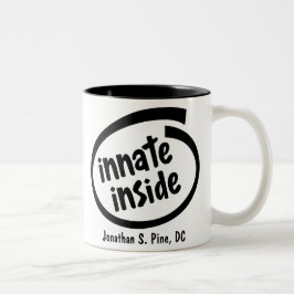 Bicolor Taza personalizada del Chiropractor