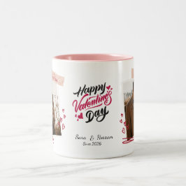 Bicolor Taza personalizada del Día de San Valentín | Foto