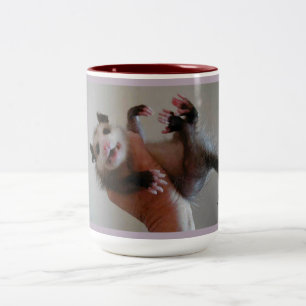 Bicolor Taza personalizada del oposum