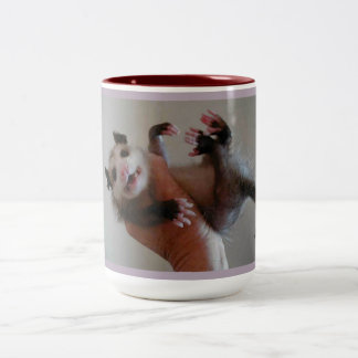 Bicolor Taza personalizada del oposum