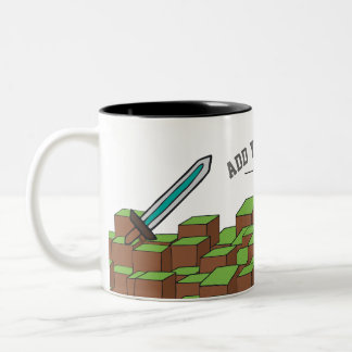 Bicolor Taza personalizada del videojugador