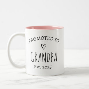 Bicolor Taza Personalizada Felicidades al Abuelo