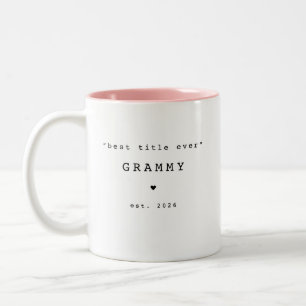Bicolor Taza personalizada Grammy con el mejor título