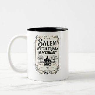 Bicolor Taza personalizada para descendientes de los Juici