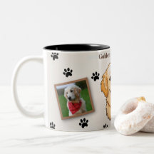 Taza personalizada para mamá de Golden Retriever -