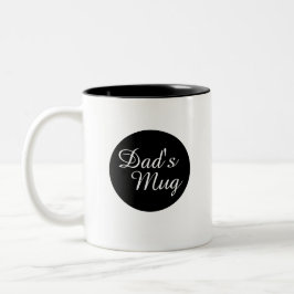 Bicolor Taza personalizada para papá Clásica Taza de café