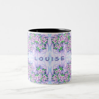 Bicolor Taza Personalizada Pretty Little Flowers