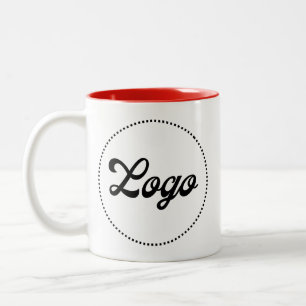 Bicolor Taza personalizada promocional LOGO de dos tonos R