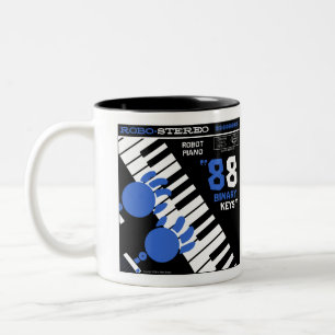 Bicolor Taza PIANO del ROBOT" del lago autumn del "