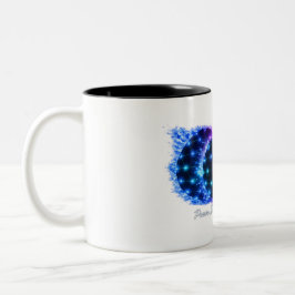 Bicolor Taza Poder en Cada Elemento - Geo Energía Agua Fue