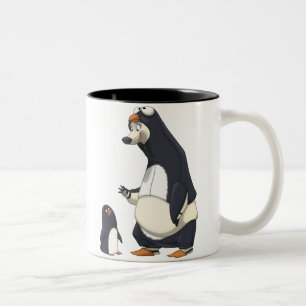 Bicolor Taza polar del pingüino