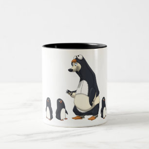 Bicolor Taza polar del pingüino