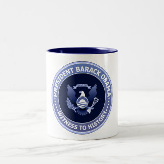 Bicolor Taza presidencial del sello de la victoria de