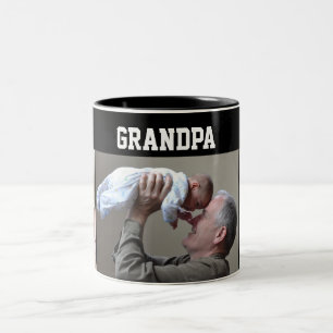 Bicolor Taza Primera Abuelo Colaje 3 Fotos Moderna