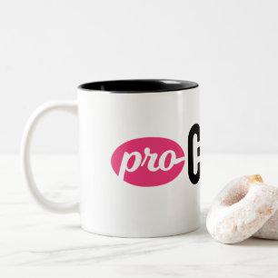 Bicolor Taza proabortista del 2-Tono