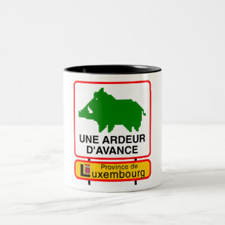 Bicolor Taza - PROVINCIA de LUXEMBURGO