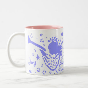 Bicolor Taza Purple Angel