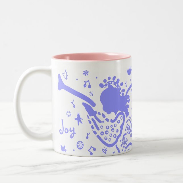 Bicolor Taza Purple Angel (Izquierda)