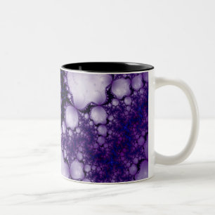 Bicolor Taza púrpura
