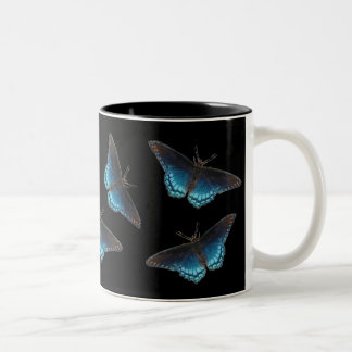 Bicolor taza púrpura Rojo-manchada