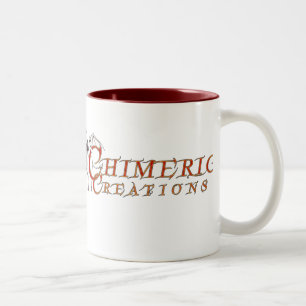 Bicolor Taza quimérica de las creaciones