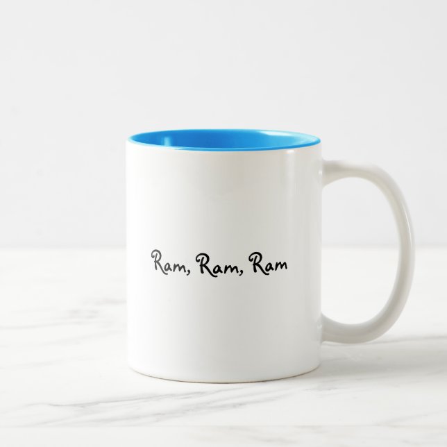 Bicolor Taza Ram Ram Ram- Mug (Derecha)