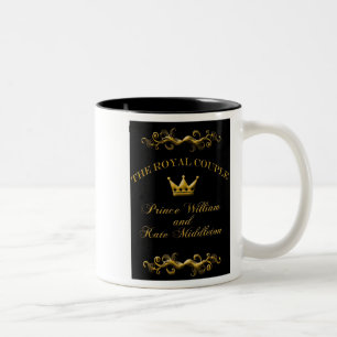 Bicolor Taza real del recuerdo de la boda