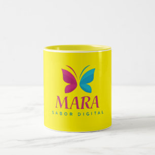 Bicolor Taza regalo con diseño creativo