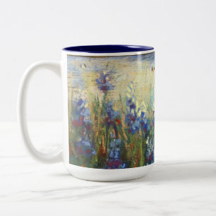 Bicolor Taza resistente de los azules de Tejas