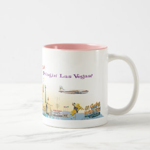Bicolor Taza retra de Vegas