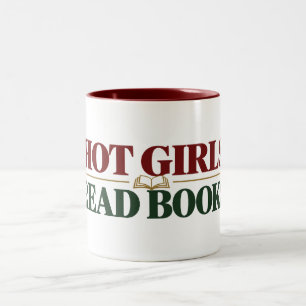 Bicolor Taza Retro de Libros BookTok   Lectora Moderna y A