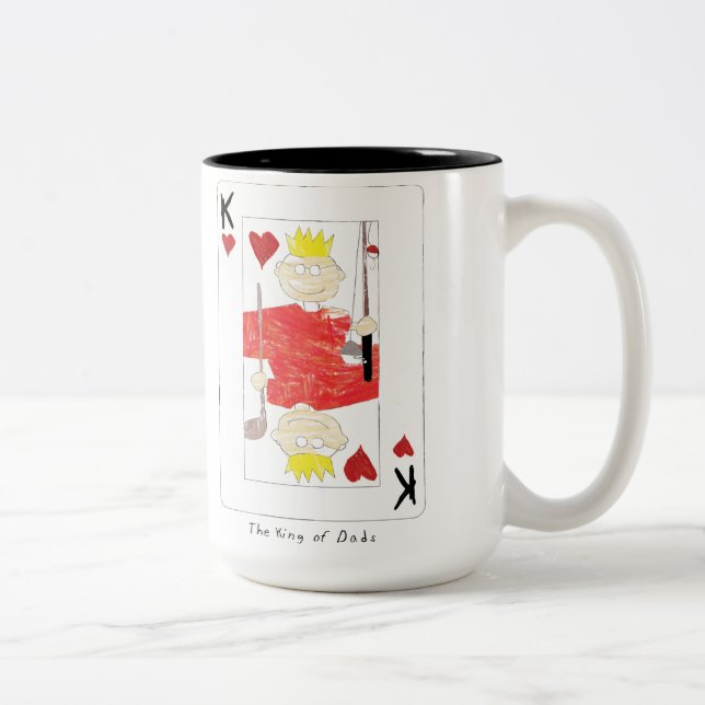 Bicolor taza rey de los papás (Derecha)