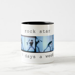 Bicolor taza rockstar