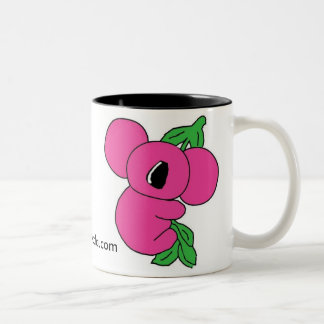 Bicolor Taza rosada de la koala