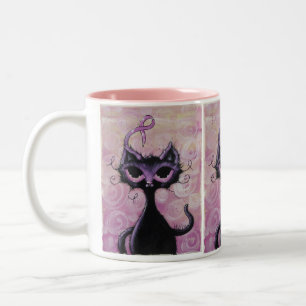 Bicolor taza rosada del cáncer de pecho de la cinta del
