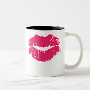 Bicolor Taza rosada del lápiz labial