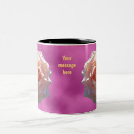 Bicolor Taza Rosada Rosa