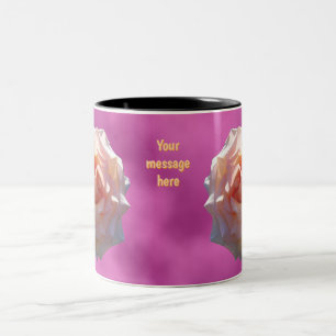 Bicolor Taza Rosada Rosa