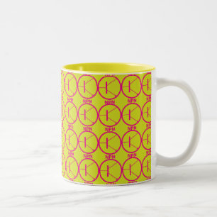 Bicolor Taza rosado-amarilla del transistor de NPN