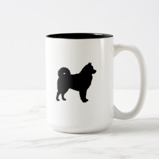 Bicolor taza samoyedo