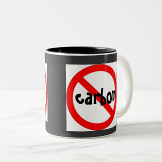 Bicolor Taza sin carbono