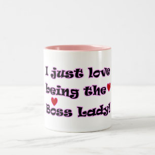 Bicolor Taza Soy La Jefa
