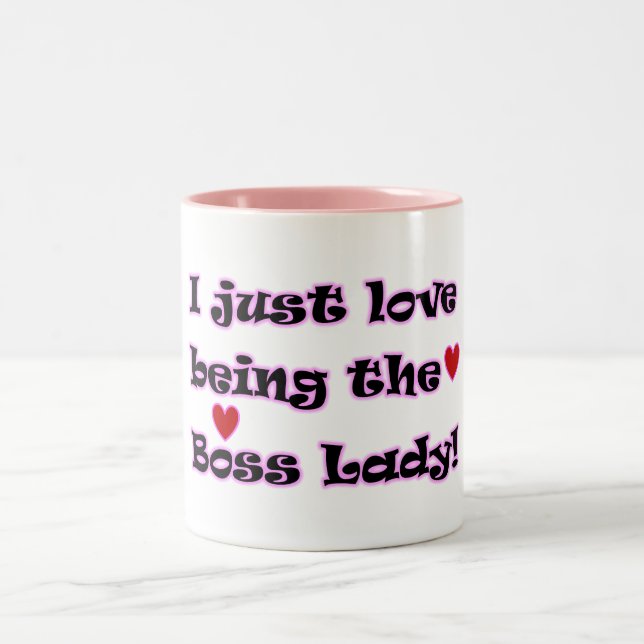 Bicolor Taza Soy La Jefa (Centro)