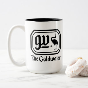 Bicolor Taza superior del Dos-Tono 15oz de Goldwater