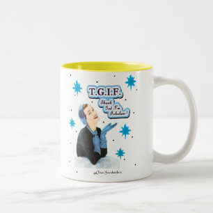 Bicolor Taza - "T.G.I.F. "
