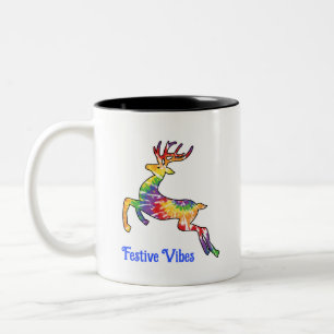 Bicolor Taza Tie Dye Reno Vibraciones Festivas